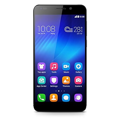 Honor 6 Smartphone (5 Zoll (12,7 cm) Touch-Display, 16 GB Speicher, Android 4.4) schwarz