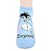 Kiss socks Socksense Animation Character Disney Series Women's Original Socks (Honey_4pairs)