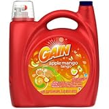 Gain with FreshLock for HE Machines Apple Mango Tango Liquid Detergent, 150 Fl. Oz - 72 Loads