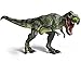SIMREX Tyrannosaurus Rex Toy for Kids, Dinosaur Games for Children, Lifelike Dinosaur Model with Movable Jaw, T-Rex Character in the Movie - Green