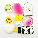 Bingole 10PCS Kawaii Random Squishy Soft Panda Bread Buns Donuts Toasts Toys Bag Phone Strap Pendants Charms