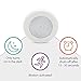 ZEEFO 3 Pack Motion Sensing Light, Battery-Powered LED Night Light Stick-on Anywhere for Hallway Basement Garage Bathroom Closet Kitchen Stairs Wall Light with 3M Adhesive Pads,Built in Magnet (White)