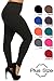 Seamless High Waist Full Length Plus Size Leggings with Thin Fleece Lining