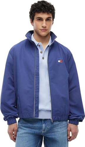 Tommy Jeans Uomo Giacca a Vento Outdoor con Polsini e Orlo Elasticizzati, Viola (Blue Storm), XL