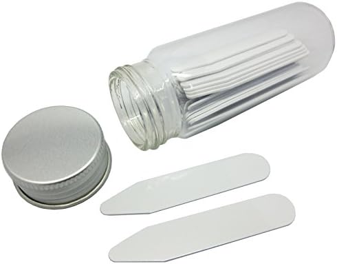 28 Pcs Plastic Collar Bones in Glass Bottles, Order the Size You Need