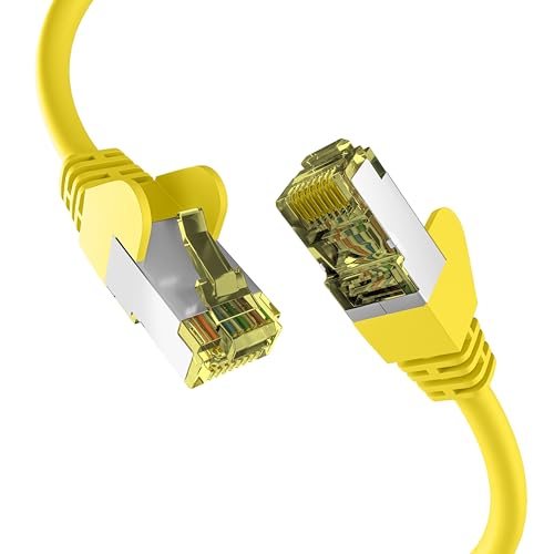 EFB-Elektronik - CAT. 6a Netzwerkkabel bis zu 10 Gbit -15m LAN Kabel Ethernet Kabel Patchkabel mit Klinken-/Knickschutz - RJ45 Anschluss, S/FTP PIMF Schirmung - Weiss