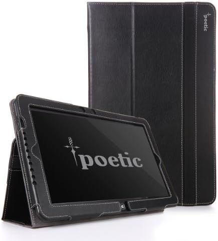 Samsung ATIV Tab 5 XE500T 11.6-inch Tablet Case - Poetic Samsung ATIV Tab 5 XE500T 11.6-inch Tablet Case [SlimBook Series] - [SlimFit] [Professional] PU Leather Slim Folio Case for Samsung ATIV Tab 5 XE500T 11.6-inch Tablet Black (3 Year Manufacturer Warranty From Poetic)