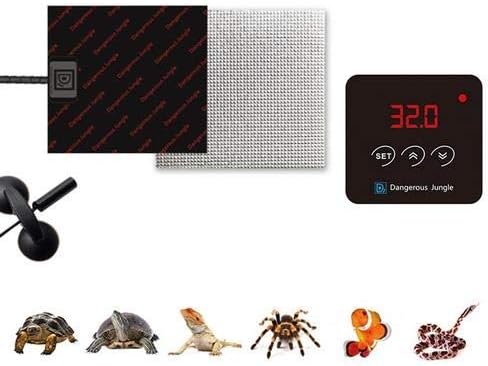 perfecti Terrarium Heizmatten, 23W Einstellbare Reptile Wärmekissen ...