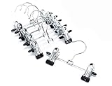 Nature Smile 6'' Double Adjustable Clips Boots Hangers - 6 Pack - Ultra Thin Space Saving Boots Socks Bags Hanging Clips, Boot Holder, Boot Storage,Portable Travel Clips Hangers, Pet hangers