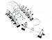 Nature Smile 6'' Double Adjustable Clips Boots Hangers - 6 Pack - Ultra Thin Space Saving Boots Socks Bags Hanging Clips, Boot Holder, Boot Storage,Portable Travel Clips Hangers, Pet hangers