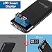 Power Bank 20000mAh Portable Charger Battery Pack 2 Output Ports Huge Capacity Backup Battery with LCD Display & Flashlight Compatible Smart Phone Almost All Android Phone and Others
