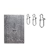 DrFish-Fishing-Duo-lock-Snap-Hooked-Snap-18LB-180LB-Freshwater-Saltwater-StainlessPack-50-or-200