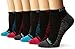 Reebok Women's Athletic Low Cut Sock Sketch Design 6-Pack, Black, 9-11