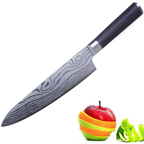 Kingstar Professional 8 Inch Chef Knife,Premium Japanese High Carbon Stainless Steel Kitchen