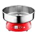 Clevr Compact Commercial Cotton Candy Machine Party Candy Floss Maker Red