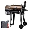 Z-GRILLS-ZPG-450A-2020-Upgrade-Wood-Pellet-Grill-Smoker-6-in-1-BBQ-Grill-Auto-Temperature-Control-450-sq-in-Bronze