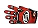 TMS Youth Kids Red Spider Net Dirt Bike Atv Motocross Helmet W/goggles/gloves (Medium)