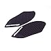 JFG RACING Black Tank Traction Pad Side Fuel Gas Knee Grip Decal Protector For BMW S1000RR 2010-2016
