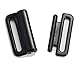 ESUBACA 20set Craft Plastic Black Tape Closure Hook & Clasp Fasteners Sew on Clothes Bra Clip Hooks Sewing Supplies Nk162
