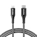 USB C to Lightning Cable POWERADD 3.3ft [Apple MFi Certified] Nylon Braided Fast Charging iPhone Charger and Sync Cord for iPhone 12/12 Mini/12 Pro/12 Pro Max/X/XS/XR/8