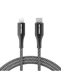 POWERADD USB C to Lightning Cable 3.3ft [Apple MFi Certified] Nylon Braided Fast Charging and Sync Cord for iPhone 11 11 Pro 11 Pro Max XS Max XS XR X 8 Plus 8, iPad and More(Support Power Delivery)