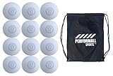 Signature Lacrosse Bundle (12-Ball) Lacrosse Balls NOCSAE & SEI Approved with 1 Performall Sports Drawstring Bag