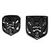 2pcs OEM Front Grille EMBLEM and Rear Tailgate BADGE 3D Skull Replacement for Ram 1500 2500 3500 Black fit 2013-2018