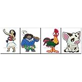 Moana Set of 4 PVC Jibbitz (Generic) Crocs Natives Disney Party Favors by CharmTM