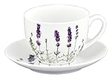 Ashdene I Love Lavender Bone China Teacup and Saucer Set in Gift Box