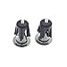 iParaAiluRy Bike Bar End Plugs Handsome Universal Rubber Sponge Aluminum Handlebar Plug (1 Pair, Out Dia. 23mm/28mm, Black/Blue/Golden/Gray/Green/Red)