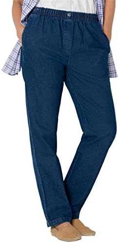 Woman Within Women's Plus Size Petite 7-Day Straight-Leg Jean Pant