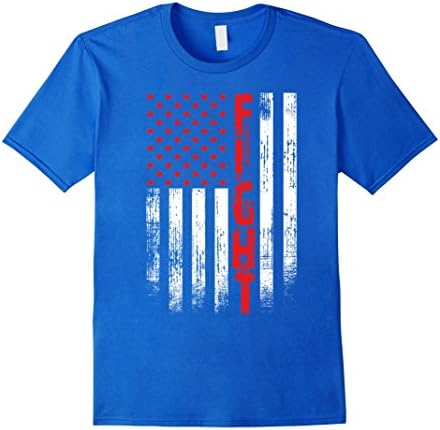 Men's Stroke Awareness - Stroke Awareness Flag T- Shirt XL Royal Blue