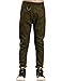 Boys' Elastic Waistband Slim Fit Jogging School Pants for Kids Size 6-18 Army Green, 130 (US Size 8)