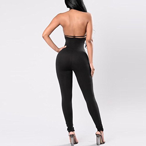 CieKen Women Pant Women's Yoga Pants Sports Gym Power Flex Tummy Control Capris Gym Workout Running Leggings (Black, Large)