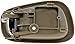 Dorman 79500 Interior Door Handle Compatible with Select Toyota Models, Beige; Textured, Black