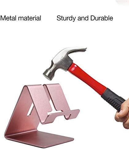 Universal Phone Stand, Pure Aluminium Desktop Phone Dock Cradle Holder Compatible with iPhone 12, Mini, Pro Max - Image 4