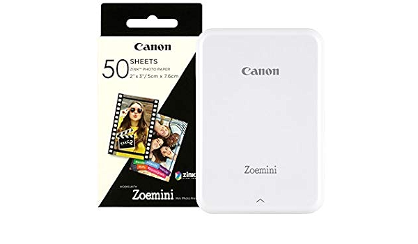 Canon Zoemini - Impresora de Fotos (tamaño Bolsillo, 60 Unidades), Color  Blanco : Amazon.es: Informática