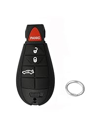 YITAMOTOR llavero de cuatro botones de repuesto para entrada sin llave al auto, transmisor por control remoto para Fobik, 2 unidades