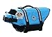 VIVAGLORY Rip Stop Dog Life Vest, Swimming Vest with Handle, Buoyancy for Doggy Puppy, Dog Life Jacket for Swimming & Boating, XS, Blue