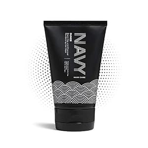 NAVY Dunes Black Clay and Charcoal Revitalizing Hair Mask for Dry Damaged Hair and Growth – Paraben-Free Detoxifying…