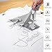 Nicapa HTV Vinyl Gray Roll 12inch x 15feet Iron on Heat Transfer Vinyl Roll Bundle for Silhouette/Brother/Easy to Weed Iron-on Heat Press T Shirts Garments Stencil Vinyl