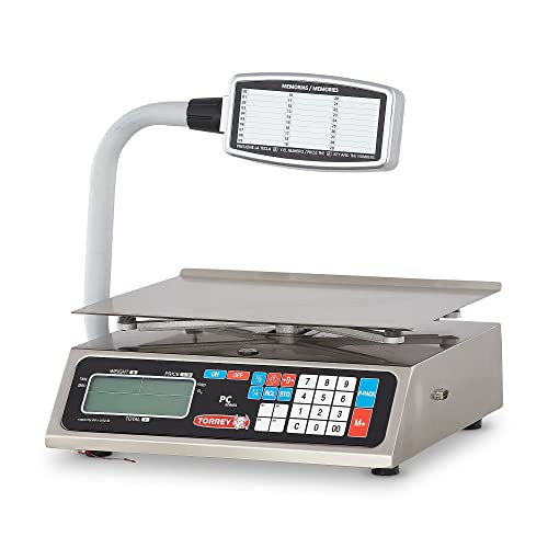TORREY PC80LT HS Electronic Price Computing Scale, 80 Lb, Direct Access