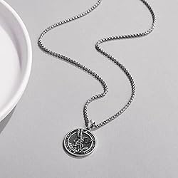 DOTBJ 925 Sterling Silver Saint Michael Pendant