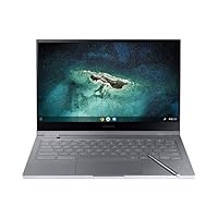 SAMSUNG 13.3” Galaxy Chromebook Laptop Computer w/ 256GB Storage, 8GB RAM, ‎4K AMOLED Touchscreen Display, Ultra Slim Design, Chrome OS, WiFi 6, Mercury Gray