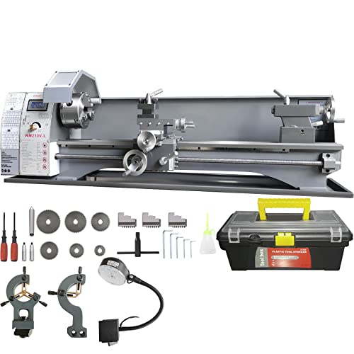 VEVOR Metal Lathe Machine, 8.3'' x 29.5'', Precision Benchtop Power