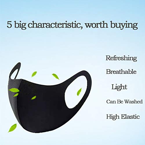 Pageantry 25pcs Bandanas Reusable Washable Face Protection Mouth Unisex Adults Outdoor Dustproof Cotton Breathable Mouth Protection Pads with Elastic Earloop