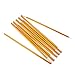 Hillman Tents Pole 2 PCS Aluminum Alloy Rod Replacement Camping Tent Accessories Building Supporting Rod Pole Awning Frames Kit Hiking Camping (Golden)