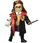 My Brittany's 11 Piece Hermione Inspired Outfit for American Girl Dolls Complete with Mini Owl ,Glasses,Shoes,Socks- 18 Inch Doll Clothes-Halloween Costume