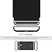 MINIMALISM Cell Phone Cases 3 in 1 Ultra Thin and Slim Design Coated Premium Non Slip Surface with Excellent Grip Case Fit for iPhone 6 (4.7'')(2014) and iPhone 6S (4.7'')(2015) - Black
