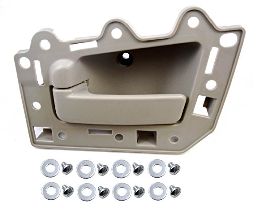 PT Auto Warehouse CH-2815E-FL - Inside Interior Inner Door Handle, Beige/Tan - Driver Side